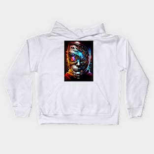 Face of a thousand worlds Kids Hoodie